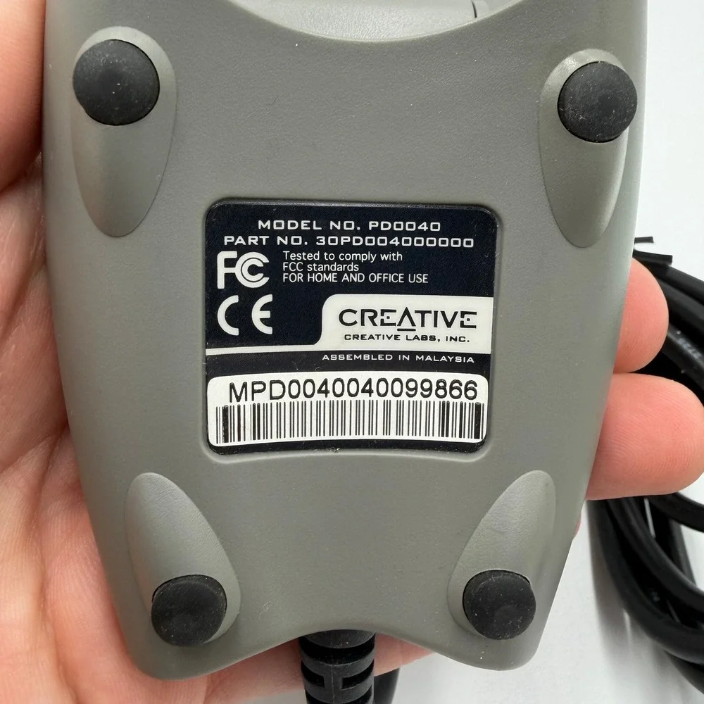 Creative Labs WebCam Go Plus PD0040 Vintage USB Digital Camera Grey